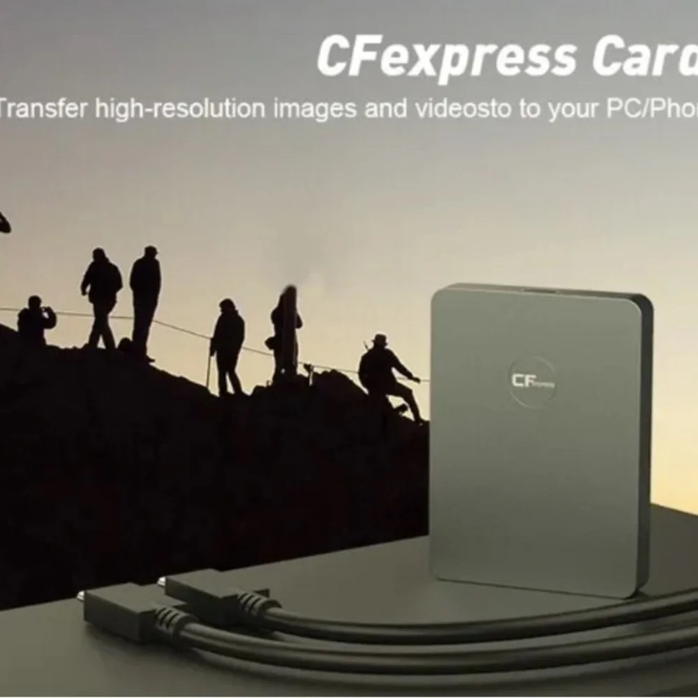 USB Memory Card Reader & Hub 3.0 CFexpress 5 Gbps Type C for Laptop / Phone New